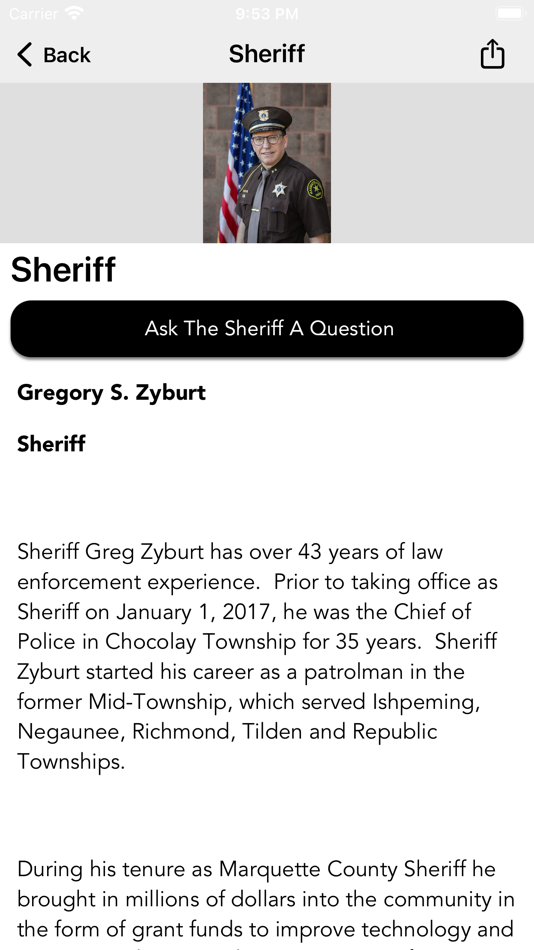 #2. Marquette County Sheriff (iOS) 来自: Marquette County Sheriff