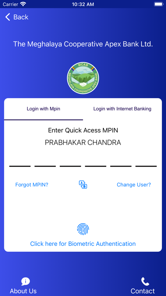 #4. MCAB Mobile Banking (iOS) 由: MEGHALAYA CO-OPERATIVE APEX BANK LIMITED