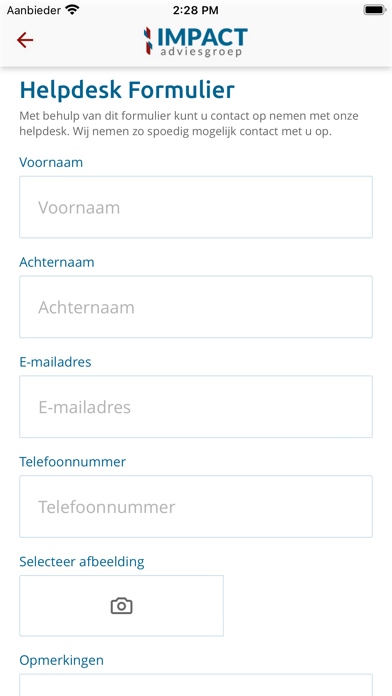 Impact Adviesgroep Screenshot