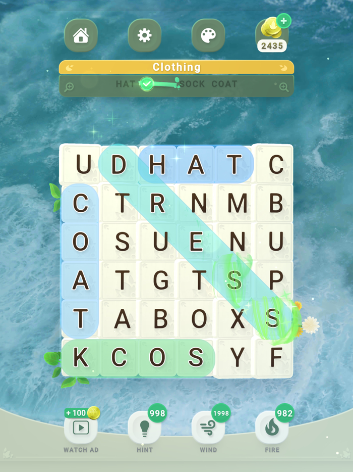 Word Hunt Search Finder Game