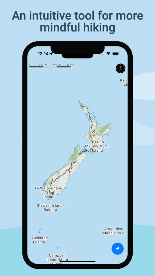 #1. Te Araroa - The Trail App (iOS) 来自: Ellped Limited
