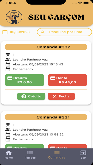 Seu Garçom Screenshot