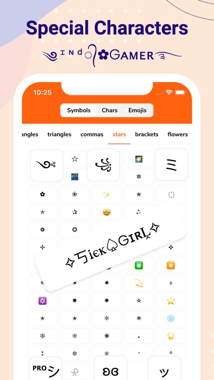 Fancy Text - Nickname Fire