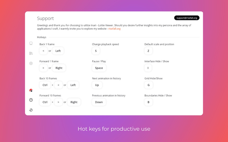 #5. Inari - Lottie Viewer (macOS) 来自: Maxim Yakovlev