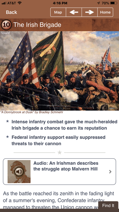 Malvern Hill Battle App Screenshot