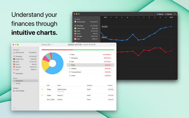 ‎GreenBooks - Money Manager Screenshot