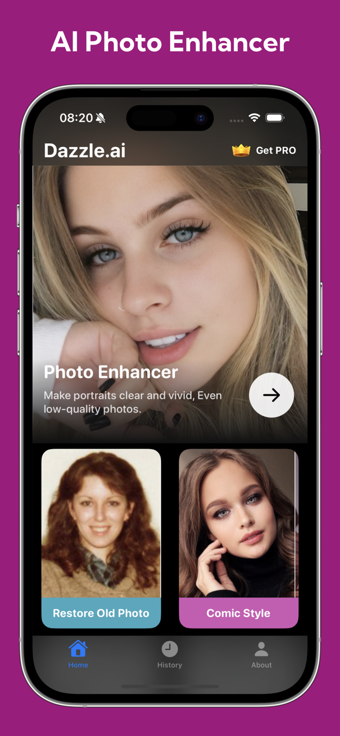 Dazzle.ai - Photo Enhancer