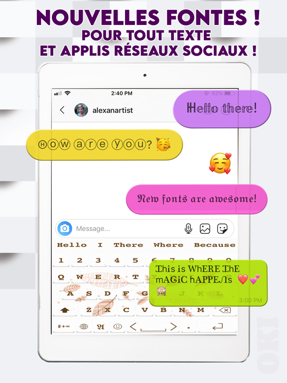 Screenshot #4 pour KeyPro - Clavier Thèmes Design