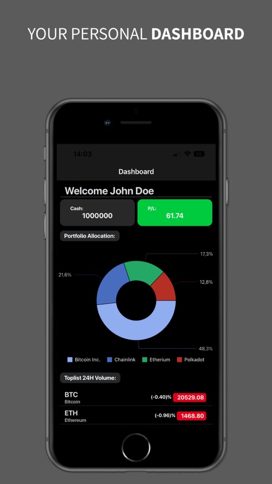 #1. CryptoSimulator.io (iOS) 由: Dimitar Filipov