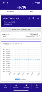 Main Bank Mobile screenshot #2 for iPhone