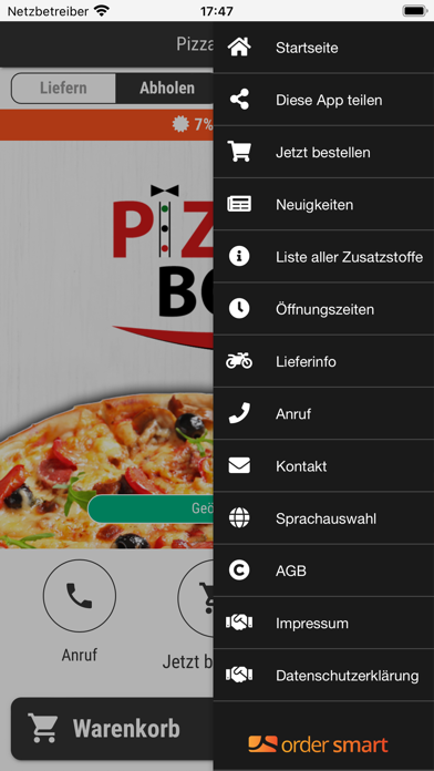 Pizza Boss Rheda-Wiedenbrück Screenshot
