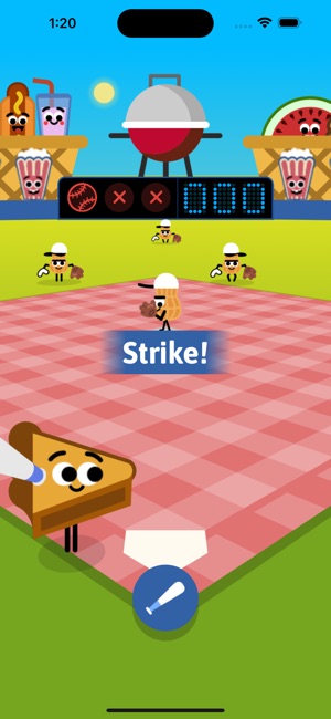 Google Doodle Baseball