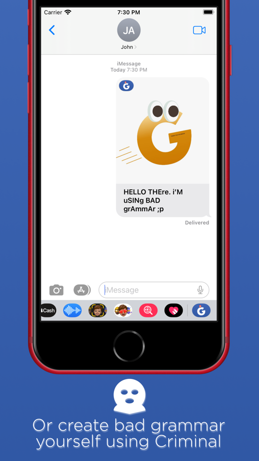 #2. Grammar Police for Messages (iOS) 由: Diogo Perillo