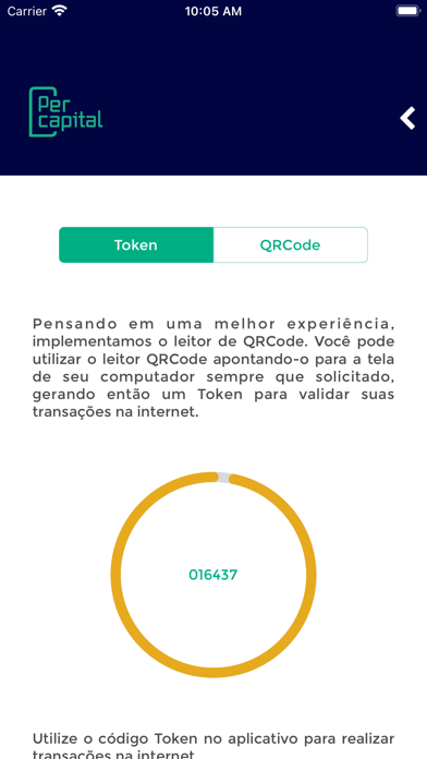 PerCapital Bank Screenshot
