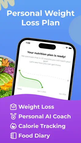 Game screenshot Calorie Counter by FitWise apk