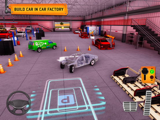Car Factory Parking iPad app afbeelding 1