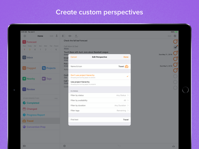 OmniFocus 3