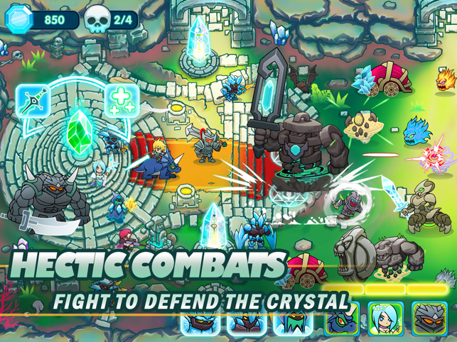‎Crystania Wars 2-Roguelike TD Screenshot