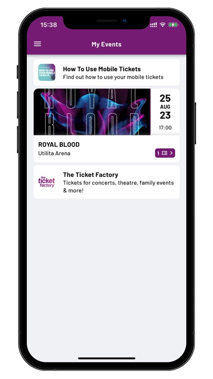 The Ticket Factory Wallet