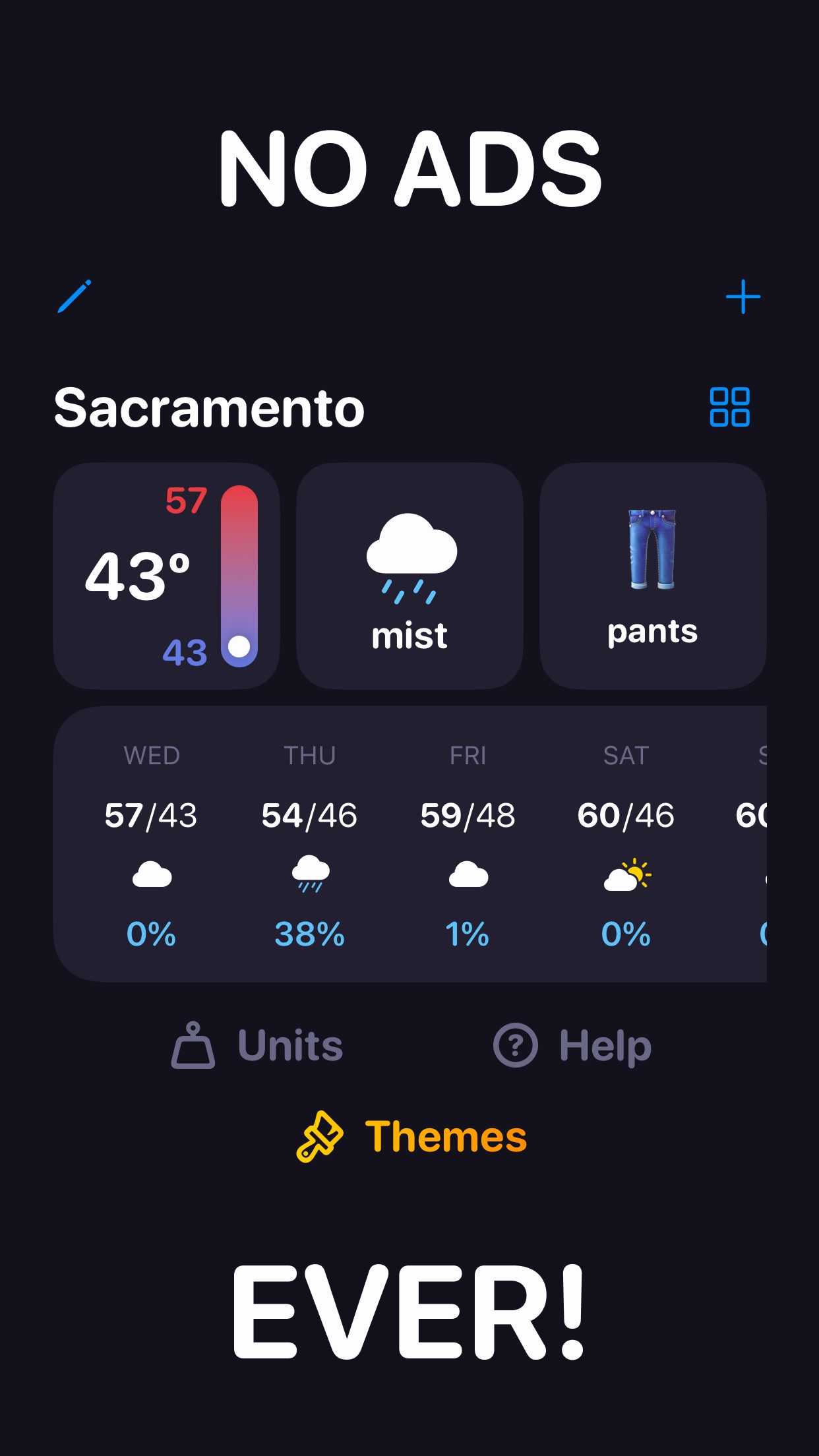 Screenshot do app Shorts or Pants?