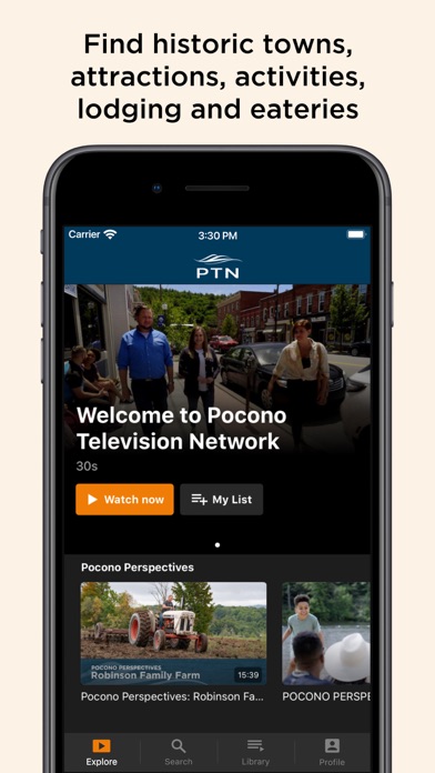 PTN: A Pocono Travel Channel Screenshot