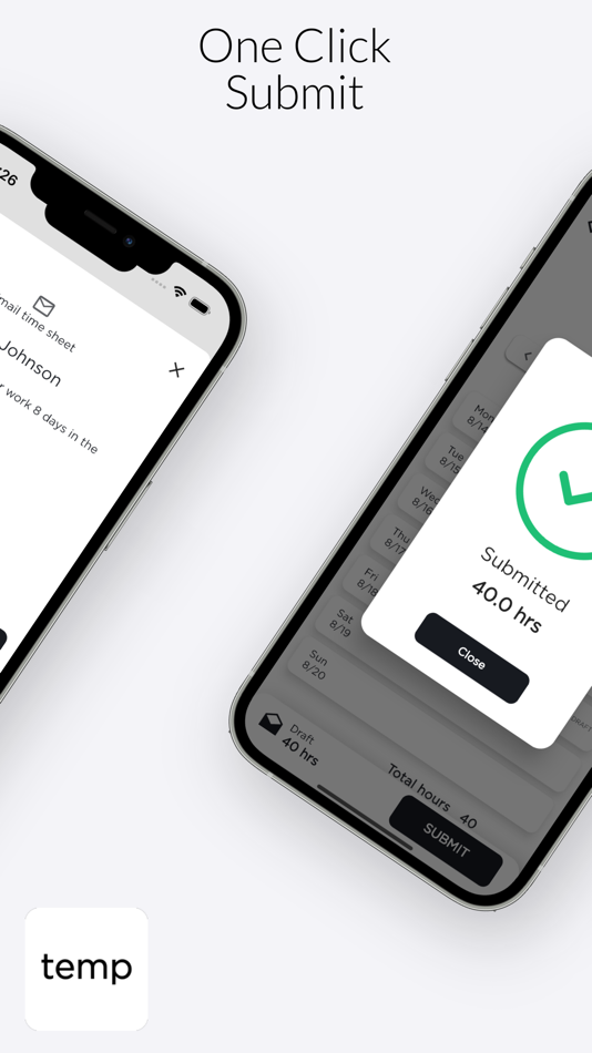 #3. Temp Button (iOS) By: Avenue A Staffing