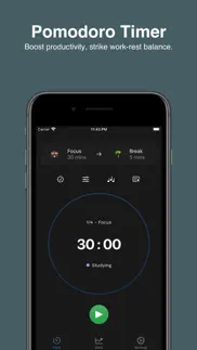 mira: pomodoro focus timer iphone screenshot 2