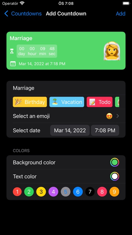 Countdown Widget Alert screenshot-5