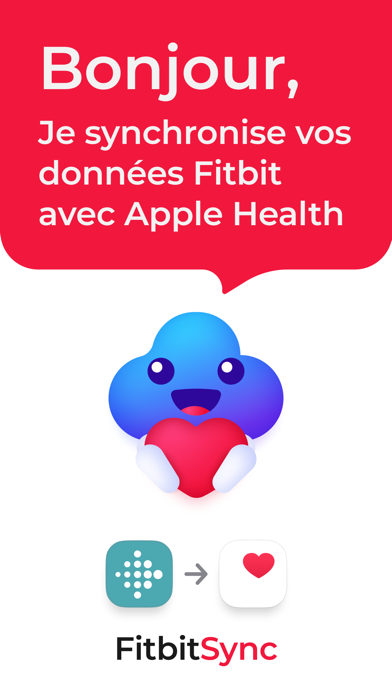 Screenshot #1 pour Fitbit to Apple Health Sync ·
