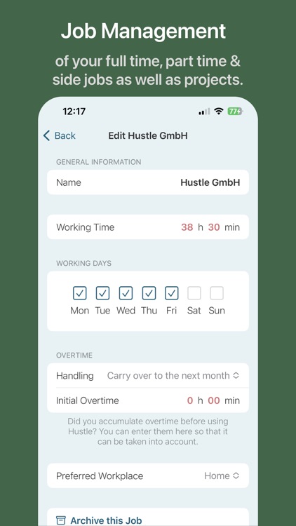 Hustle - Time Tracking screenshot-5