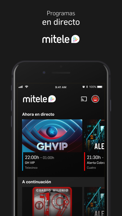 Mitele - TV a la carta Screenshot