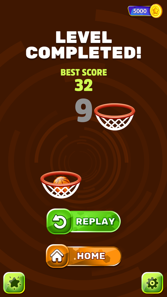 #7. Crazy Dunk: Gravity Groove (iOS) By: Dhaval Patel
