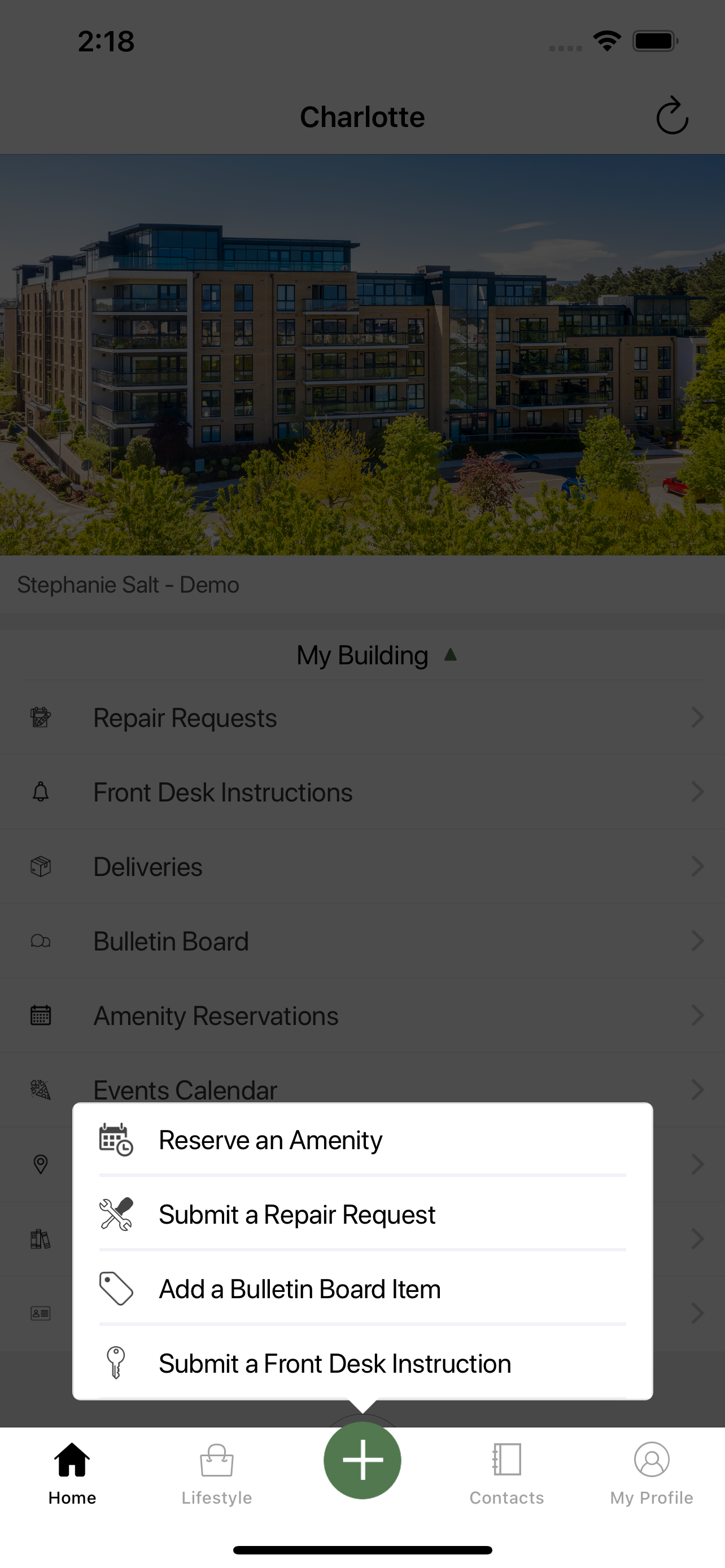 Charlotte Resident App