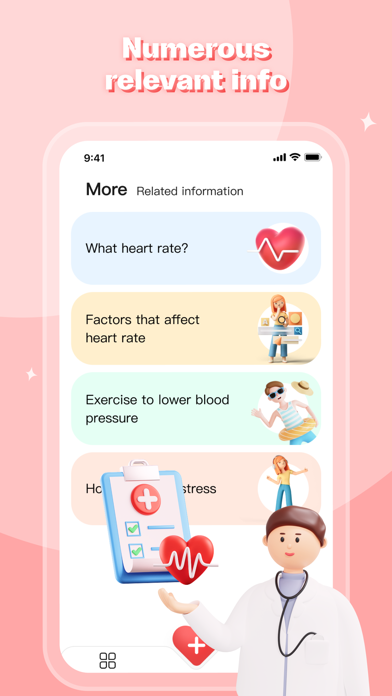 Daily Health-pulse heart track Screenshot