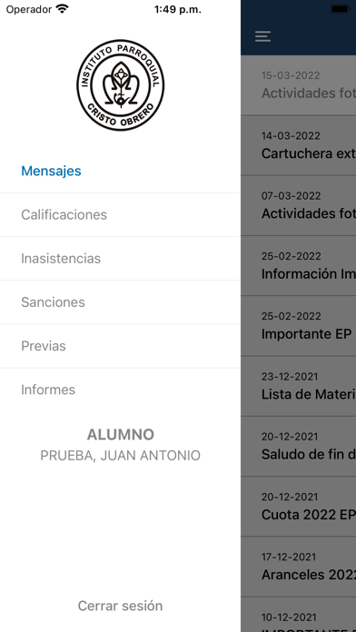 Screenshot #1 pour Com Digital Cristo Obrero