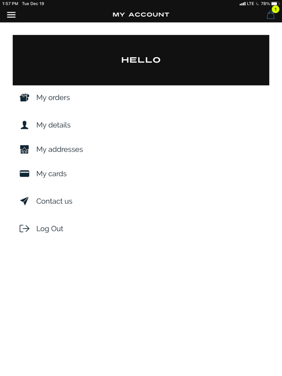 Menfirst iPad screenshot