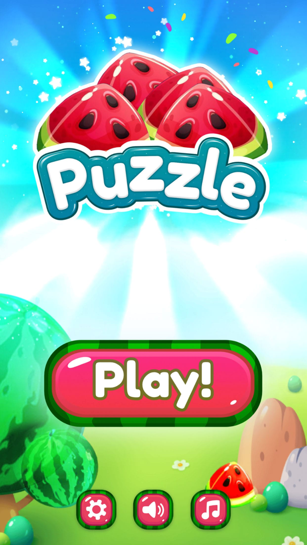 Watermelon Puzzle: Fruit Match