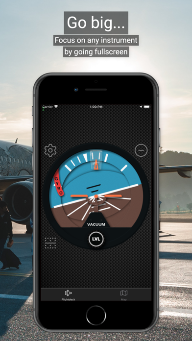 fDeck: flight instruments Screenshot