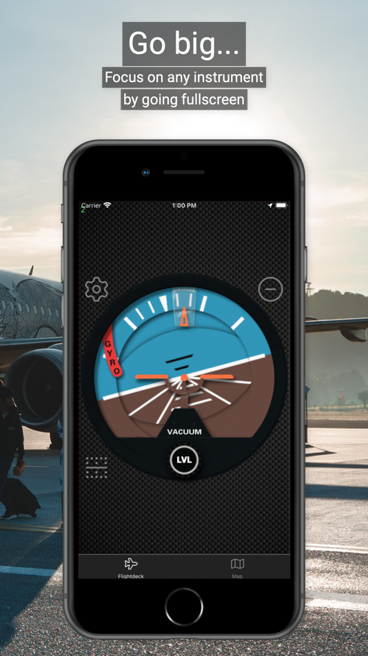 #5. fDeck: flight instruments (iOS) Podle: Darren Yeates