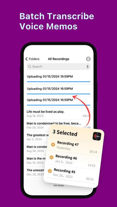 VOMO: AI Voice Memos Screenshot