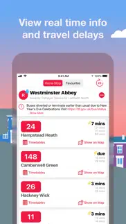 bus times london iphone screenshot 3