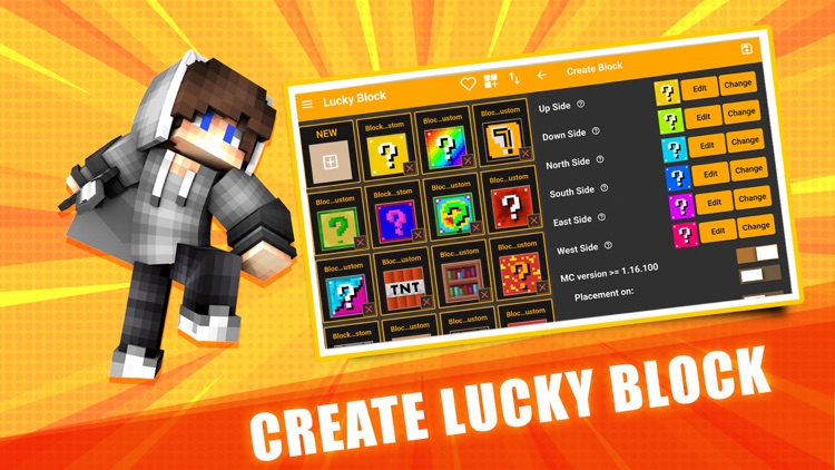 Lucky Blocks Race Map for MCPE by Manuel Luis Ortiz Rojas