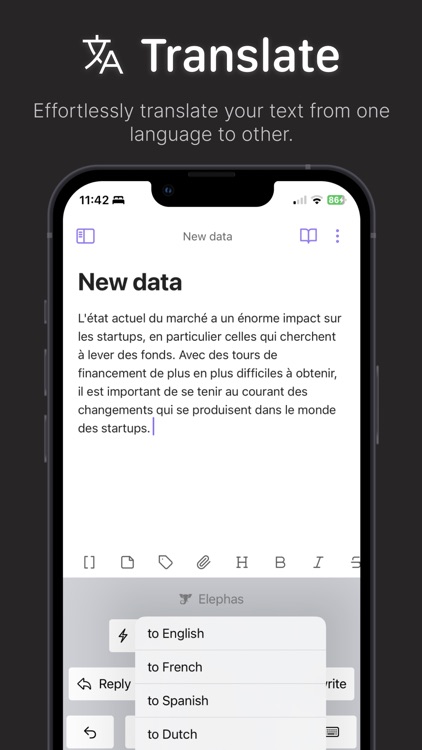 Elephas AI Writing Assistant screenshot-6
