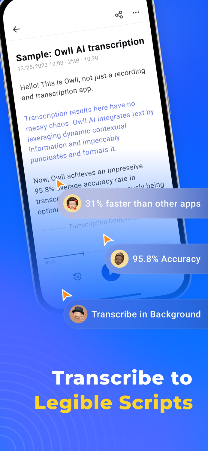Owll Call Recorder and AI Note
