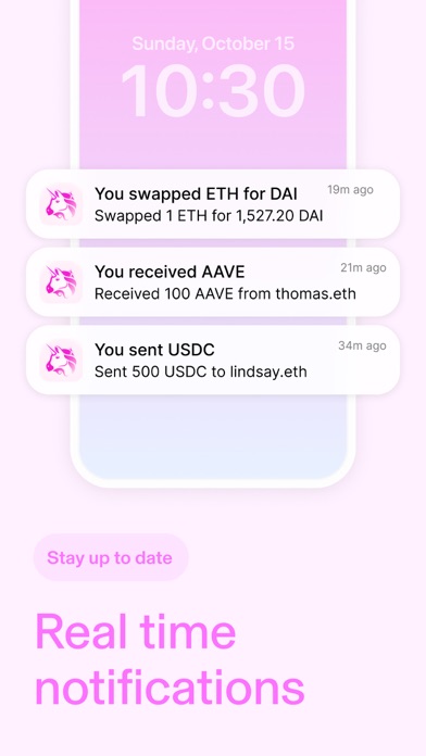 Uniswap: Crypto & NFT Wallet Screenshot