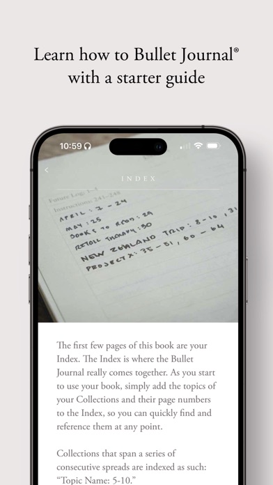 Bullet Journal Companion Screenshot