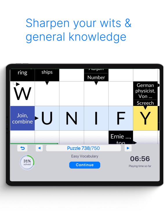 Screenshot #5 pour Clean Crosswords