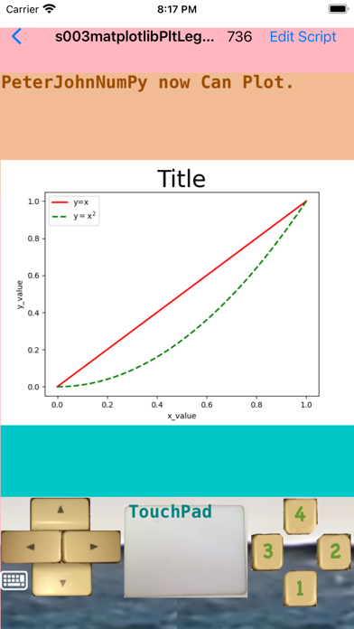 Screenshot #3 pour PeterJohnNumPyMatplotlib