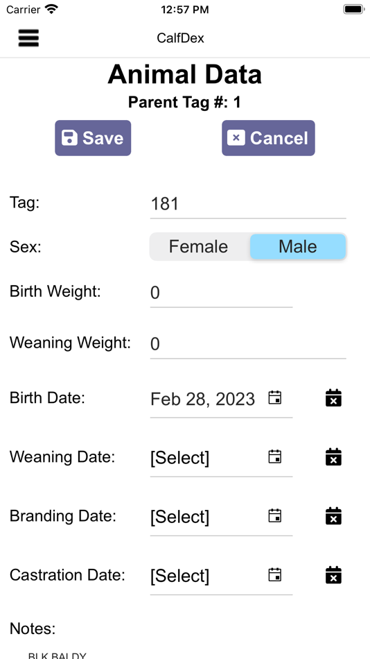 #1. CalfDex (iOS) 由: K-State Diagnostic and Analytical Services, Inc