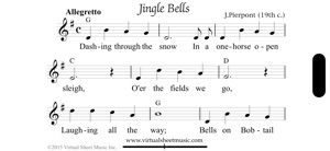 VSM Christmas Sheet Music Lite screenshot #1 for iPhone